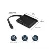 StarTech.com USB C daudzportu adapteris - pārnēsājama USB-C dokstacija ar 4K HDMI - 100 W PD 3.0 caurlaides funkcija, 1x USB-A, 1x USB-C, GbE - Thunderbolt 3 un USB Type-C klēpjdatora ceļojumu dokstacija - Mac un Windows