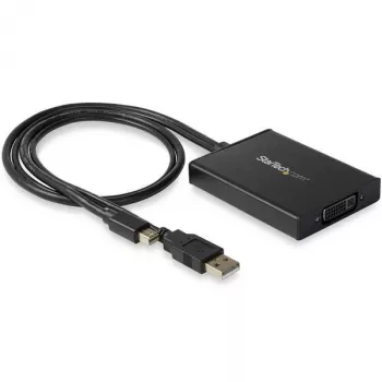 StarTech.com Mini DisplayPort–Dual-Link DVI adapteris – USB barošana – melns
