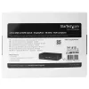 StarTech.com 2 portu DisplayPort KVM slēdzis - 4K 60Hz - viens displejs - dubultportu UHD DP 1.2 USB KVM slēdzis ar integrētu USB 3.0 centrmezglu un audio - Dell HP Apple Lenovo - TAA atbilstīgs