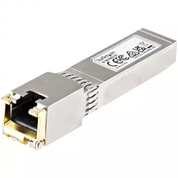 StarTech.com HPE 813874-B21 Saderīga SFP+ Module - 10GBASE-T - SFP to RJ45 Cat6/Cat5e - 10GE Gigabit Ethernet SFP+ - RJ-45 30m - HPE BladeSystem, c-Class