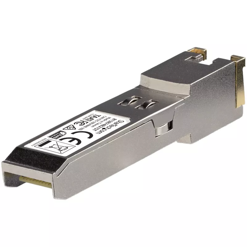 StarTech.com HPE 813874-B21 Saderīga SFP+ Module - 10GBASE-T - SFP to RJ45 Cat6/Cat5e - 10GE Gigabit Ethernet SFP+ - RJ-45 30m - HPE BladeSystem, c-Class