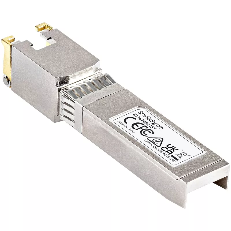StarTech.com HPE 813874-B21 Saderīga SFP+ Module - 10GBASE-T - SFP to RJ45 Cat6/Cat5e - 10GE Gigabit Ethernet SFP+ - RJ-45 30m - HPE BladeSystem, c-Class