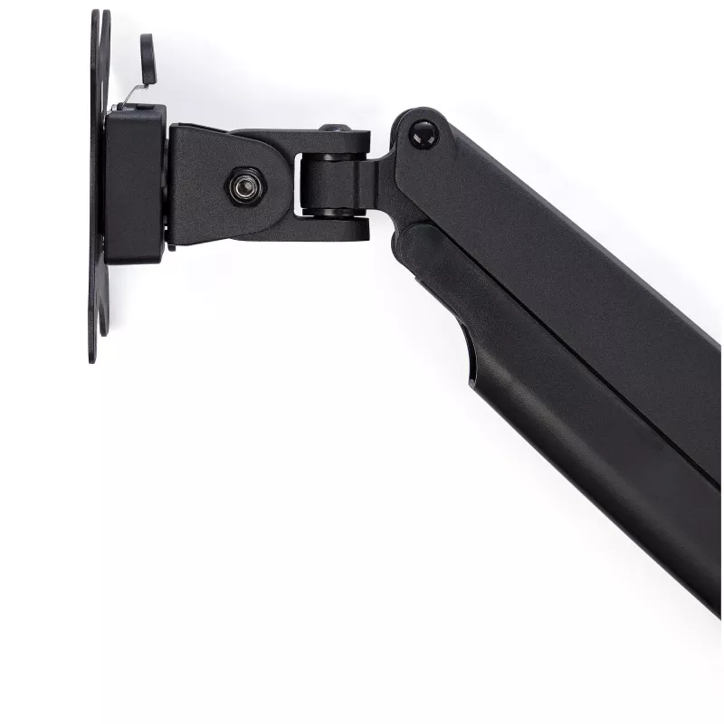 StarTech.com galda stiprinājuma monitora plecs - lieljaudas ergonomisks VESA monitora plecs - viens 9 kg displejs - pilna kustība, augstumā regulējams, šarnīrveida - alumīnijs - C-skava/caurums - melns
