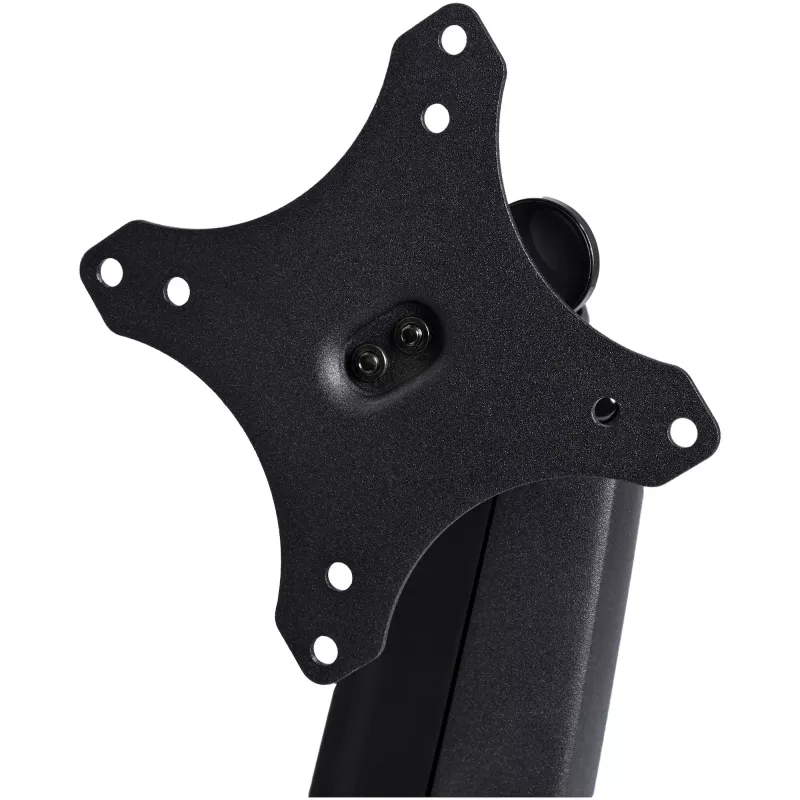StarTech.com galda stiprinājuma monitora plecs - lieljaudas ergonomisks VESA monitora plecs - viens 9 kg displejs - pilna kustība, augstumā regulējams, šarnīrveida - alumīnijs - C-skava/caurums - melns