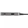 StarTech.com USB-C daudzportu adapteris - USB-C uz 4K 60Hz HDMI 2.0, 100W strāvas padeves caurlaide - 3 portu 10Gbps USB centrmezgls - pārnēsājama USB Type-C mini dokstacija - 10 inch (25cm) kabelis