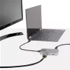StarTech.com USB-C daudzportu adapteris - USB-C uz 4K 60Hz HDMI 2.0, 100W strāvas padeves caurlaide - 3 portu 10Gbps USB centrmezgls - pārnēsājama USB Type-C mini dokstacija - 10 inch (25cm) kabelis