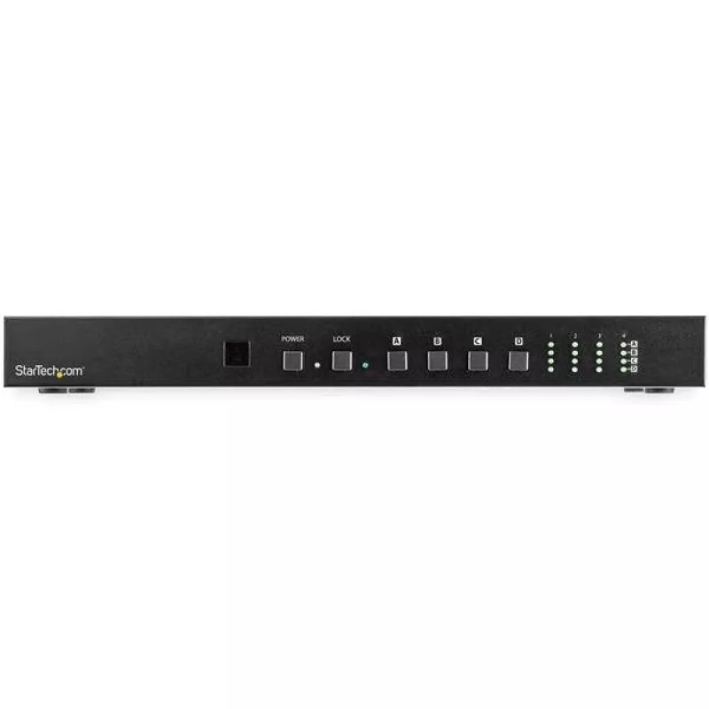 StarTech.com 4x4 HDMI matricas komutators ar audio un Ethernet vadību – 4K 60Hz
