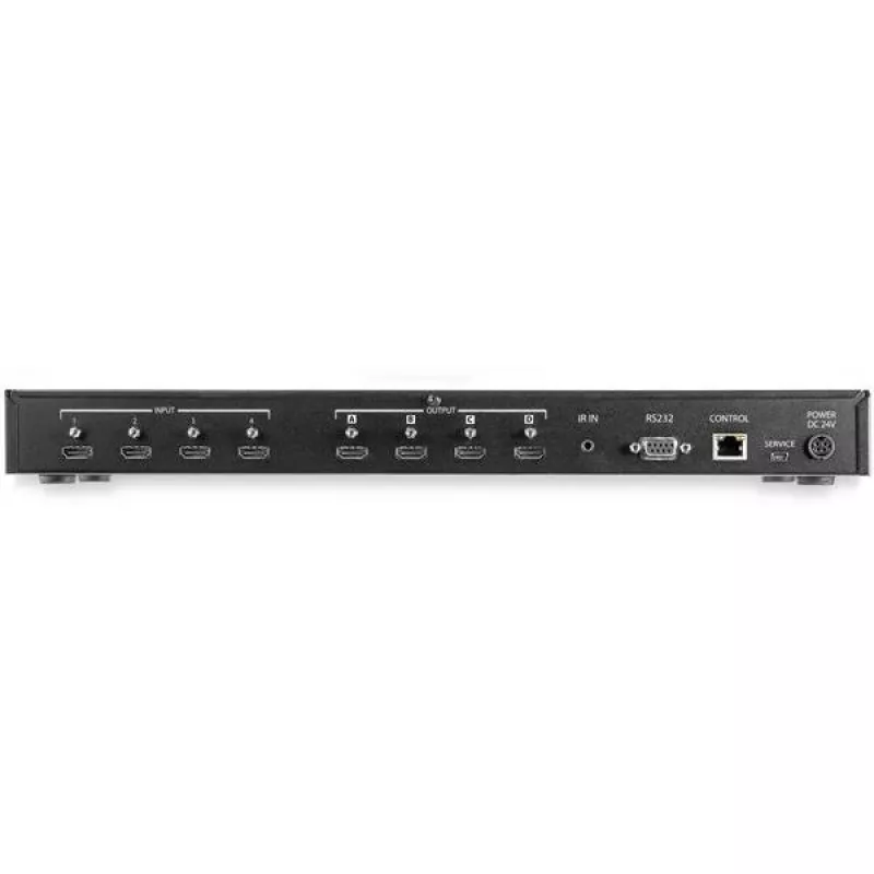 StarTech.com 4x4 HDMI matricas komutators ar audio un Ethernet vadību – 4K 60Hz
