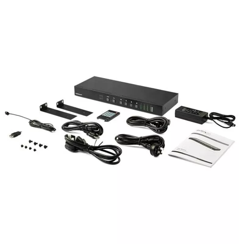 StarTech.com 4x4 HDMI matricas komutators ar audio un Ethernet vadību – 4K 60Hz
