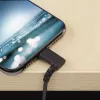 StarTech.com 0,9 m (3 pēdas) izturīgs USB A–Lightning kabelis, melns, 90° leņķa, pastiprināts, raupjš, aramidšķiedras USB Type A–Lightning uzlādes/sinhronizācijas vads – Apple MFi sertificēts – iPhone