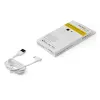 StarTech.com 3 pēdu (1 m) izturīgs USB A uz Lightning kabelis - balts 90° leņķveida lieljaudas izturīgs aramīda šķiedras USB Type A uz Lightning uzlādes/sinhronizācijas vads - Apple MFi sertificēts - iPhone