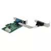 StarTech.com 2-portu PCI Express RS232 seriālais adaptera karte - PCIe RS232 seriālais resursdatora kontroliera karte - PCIe uz seriālo DB9 - 16950 UART - zema profila paplašināšanas karte - Windows un Linux