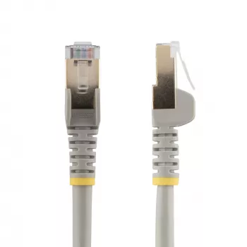 StarTech.com 7 m CAT6a Ethernet kabelis - 10 Gigabit ekranēts, bez aizķeršanās, RJ45, 100 W PoE, ielāpu vads - 10GbE STP tīkla kabelis ar spriegojuma samazināšanu - pelēks, individuāli testēts/vadi ir UL sertificēti/TIA