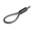 StarTech.com Universāla piezīmjdatora kabeļslēdzenes paplašināšanas cilpa - 6 inch (15 cm) pretzagšanas 4 ciparu kombināciju K-Slot slēdzene - Datora drošības kabelis, lai izveidotu divu/vairāku galviņu slēdzeni vairākām ierīcēm