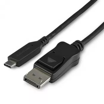 StarTech.com 1 m USB-C uz DisplayPort 1.4 kabelis — 8K/5K/4K USB Type-C uz DP 1.4 Alt Mode video adaptera pārveidotājs — HBR3/HDR/DSC — 8K 60 Hz DP monitors kabelis — USB-C/Thunderbolt 3