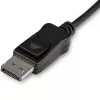 StarTech.com 1 m USB-C uz DisplayPort 1.4 kabelis — 8K/5K/4K USB Type-C uz DP 1.4 Alt Mode video adaptera pārveidotājs — HBR3/HDR/DSC — 8K 60 Hz DP monitors kabelis — USB-C/Thunderbolt 3