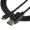 StarTech.com 1 m USB-C uz DisplayPort 1.4 kabelis — 8K/5K/4K USB Type-C uz DP 1.4 Alt Mode video adaptera pārveidotājs — HBR3/HDR/DSC — 8K 60 Hz DP monitors kabelis — USB-C/Thunderbolt 3