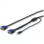 StarTech.com 10 pēdu (3 m) USB KVM kabelis montāžas konsolēm