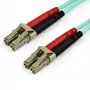 StarTech.com 7m (22ft) LC/UPC uz LC/UPC OM4 daudzmodu optiskās šķiedras kabelis, 50/125µm LOMMF/VCSEL Zipcord optiskā šķiedra, 100G, zemi ievietošanas zudumi - LSZH optiskās šķiedras džempera vads