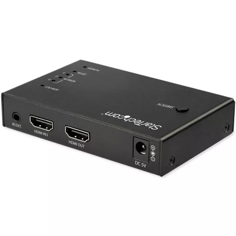 StarTech.com 4 portu HDMI video slēdzis - 3x HDMI un 1x DisplayPort - 4K 60Hz
