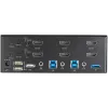 StarTech.com 2 Portu Divu Monitoru HDMI KVM Slēdzis - 4K 60Hz Ultra HD HDR - Galda 4K HDMI 2.0 KVM Slēdzis ar 2 Portu USB 3.0 Centrmezglu (5Gbps) un 4x USB 2.0 HID, Audio - Karsto Taustiņu Pārslēgšana - TAA