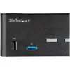 StarTech.com 2 Portu Divu Monitoru HDMI KVM Slēdzis - 4K 60Hz Ultra HD HDR - Galda 4K HDMI 2.0 KVM Slēdzis ar 2 Portu USB 3.0 Centrmezglu (5Gbps) un 4x USB 2.0 HID, Audio - Karsto Taustiņu Pārslēgšana - TAA