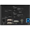 StarTech.com 2 Portu Divu Monitoru HDMI KVM Slēdzis - 4K 60Hz Ultra HD HDR - Galda 4K HDMI 2.0 KVM Slēdzis ar 2 Portu USB 3.0 Centrmezglu (5Gbps) un 4x USB 2.0 HID, Audio - Karsto Taustiņu Pārslēgšana - TAA