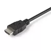 StarTech.com 2 portu HDMI KVM slēdzis - 4K 60Hz - kompakts divu portu UHD / Ultra HD USB darbvirsmas KVM slēdzis ar integrētiem 1,2m kabeļiem un audio - kopnes barots un tālvadības pārslēgšana - MacBook ThinkPad