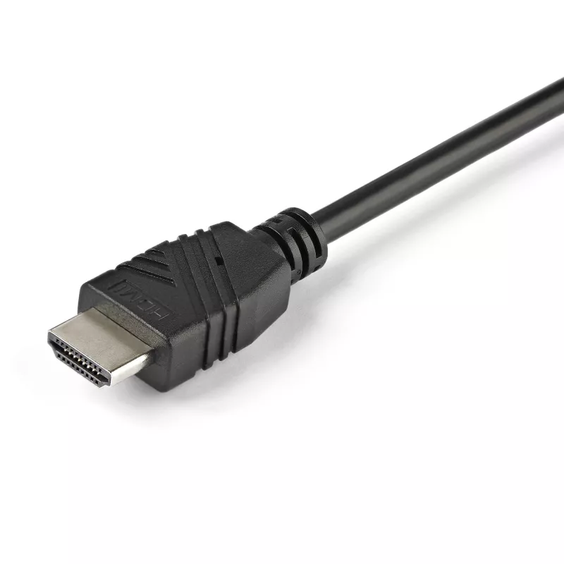 StarTech.com 2 portu HDMI KVM slēdzis - 4K 60Hz - kompakts divu portu UHD / Ultra HD USB darbvirsmas KVM slēdzis ar integrētiem 1,2m kabeļiem un audio - kopnes barots un tālvadības pārslēgšana - MacBook ThinkPad