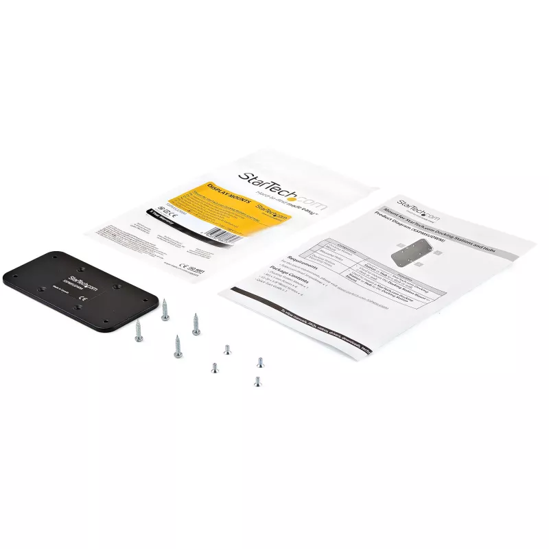StarTech.com dokstacijas stiprinājums - tērauds, tērauds, melns
