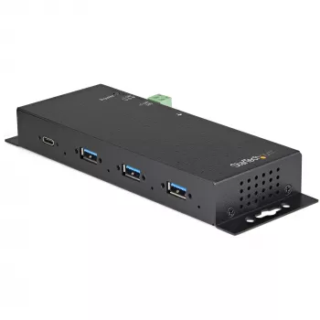StarTech.com 4 portu USB C centrmezgls 10 Gbps — metālisks industriāls USB Type-C centrmezgls ar 3xUSB-A un 1xUSB-C — ESD un pārsprieguma aizsardzība — USB-C vai USB-A resursdators — pašdarbināms montējams USB 3.2/3.1 Gen 2 centrmezgls~4 portu USB C centrmezgls 10 Gbps — metālisks industriāls USB Type-C centrmezgls ar 3xUSB-A un 1xUSB-C — ESD un pārsprieguma aizsardzība — USB-C vai USB-A…