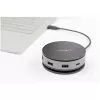 StarTech.com USB C daudzfunkciju adapteris - USB 3.1 Gen 2 10 Gbps Type-C mini dokotājs ar 4K 60 Hz HDMI/DisplayPort vai 1080p VGA - 75 W PD caurlaide, 3 portu USB centrmezgls, GbE - mobilā dokošanas stacija