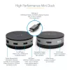 StarTech.com USB C daudzfunkciju adapteris - USB 3.1 Gen 2 10 Gbps Type-C mini dokotājs ar 4K 60 Hz HDMI/DisplayPort vai 1080p VGA - 75 W PD caurlaide, 3 portu USB centrmezgls, GbE - mobilā dokošanas stacija