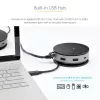StarTech.com USB C daudzfunkciju adapteris - USB 3.1 Gen 2 10 Gbps Type-C mini dokotājs ar 4K 60 Hz HDMI/DisplayPort vai 1080p VGA - 75 W PD caurlaide, 3 portu USB centrmezgls, GbE - mobilā dokošanas stacija