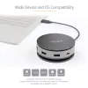 StarTech.com USB C daudzfunkciju adapteris - USB 3.1 Gen 2 10 Gbps Type-C mini dokotājs ar 4K 60 Hz HDMI/DisplayPort vai 1080p VGA - 75 W PD caurlaide, 3 portu USB centrmezgls, GbE - mobilā dokošanas stacija