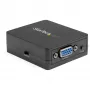 StarTech.com VGA uz RCA un S-Video pārveidotājs - USB barošana, aktīvais video pārveidotājs, melns, CE, FCC, REACH, 1920 x 1080 pikseļi, 640 x 480, 1920 x 1080 pikseļi, 60 Hz