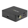 StarTech.com VGA uz RCA un S-Video pārveidotājs - USB barošana, aktīvais video pārveidotājs, melns, CE, FCC, REACH, 1920 x 1080 pikseļi, 640 x 480, 1920 x 1080 pikseļi, 60 Hz