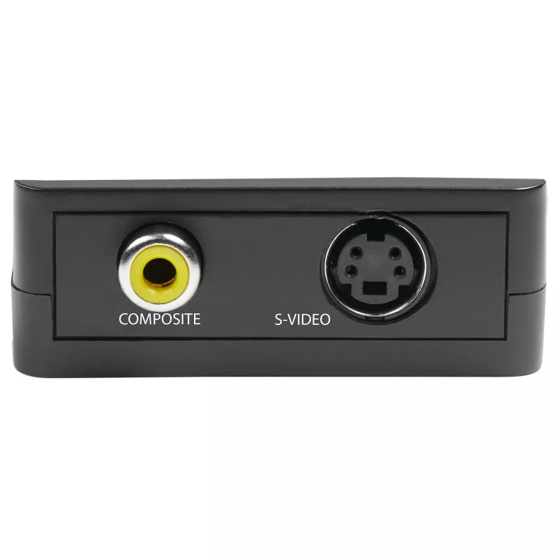 StarTech.com VGA uz RCA un S-Video pārveidotājs - USB barošana, aktīvais video pārveidotājs, melns, CE, FCC, REACH, 1920 x 1080 pikseļi, 640 x 480, 1920 x 1080 pikseļi, 60 Hz