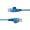 StarTech.com 2 m CAT6 kabelis - plāns - bez aizķeršanās RJ45 savienotāji - zils