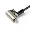 StarTech.com 6,5' (2m) 3-in-1 universālais klēpjdatora kabeļa bloķētājs – ar atslēgu klēpjdatoram/galddatoram drošības kabeļa bloķētājs, saderīgs ar K-Slot, Nano un Wedge Slot datoru – pretzagšanas tērauda kabeļa bloķētājs ar atslēgām