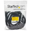 StarTech.com 15' (4.6m) Kabeļu pārvaldības uzmava - Elastīga satīta kabeļu aptīšanas uzmava - 1.0-1.5 collu diam. Paplašināma uzmava - Poliestera vadu organizētājs/aizsargs/slēpnis - Melna, apgriežama kabeļu organizētāja