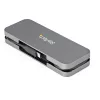 StarTech.com ~4 pieslēgvietu USB C centrmezgls - 4x USB-A - USB 3.0 Type-C centrmezgls - USB 3.2 Gen 1 (5Gbps) - ar kopni darbināms pārnēsājams USB-C uz USB-A adaptera klēpjdatora centrmezgls - 11,2 collu (28,5 cm) kabelis ar kabeļa pārvaldību