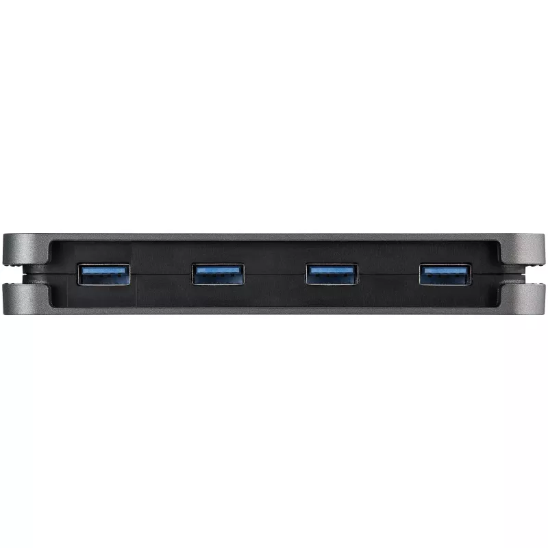 StarTech.com ~4 pieslēgvietu USB C centrmezgls - 4x USB-A - USB 3.0 Type-C centrmezgls - USB 3.2 Gen 1 (5Gbps) - ar kopni darbināms pārnēsājams USB-C uz USB-A adaptera klēpjdatora centrmezgls - 11,2 collu (28,5 cm) kabelis ar kabeļa pārvaldību
