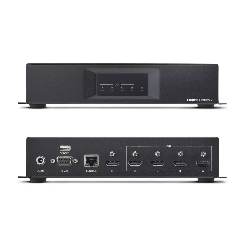 StarTech.com 2x2 HDMI video sienas kontrolieris - 4K 60Hz HDMI 2.0 video ievade uz 4x 1080p izvadi - video sienas procesors vairāku ekrānu displejiem - video sienas sadalītājs - RS232/Ethernet vadība
