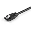 StarTech.com 0,3 m apaļs SATA kabelis, 0,3 m, SATA III, SATA 7-pin, SATA 7-pin, vīr./vīr., melns