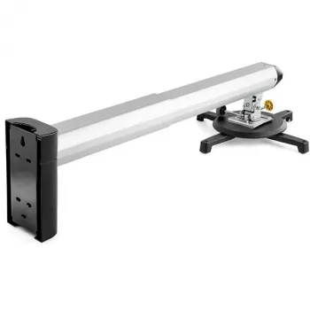 StarTech.com Universāls projektora sienas stiprinājums – Projektora stiprinājums atbalsta īsa un ultraīsa attāluma projektorus līdz 33 lb (15 kg) – Sasvēršana/Grozīšana/Rotēšana – Regulējams 16,5 collu līdz 27,7 collu attālumā no sienas – TAA