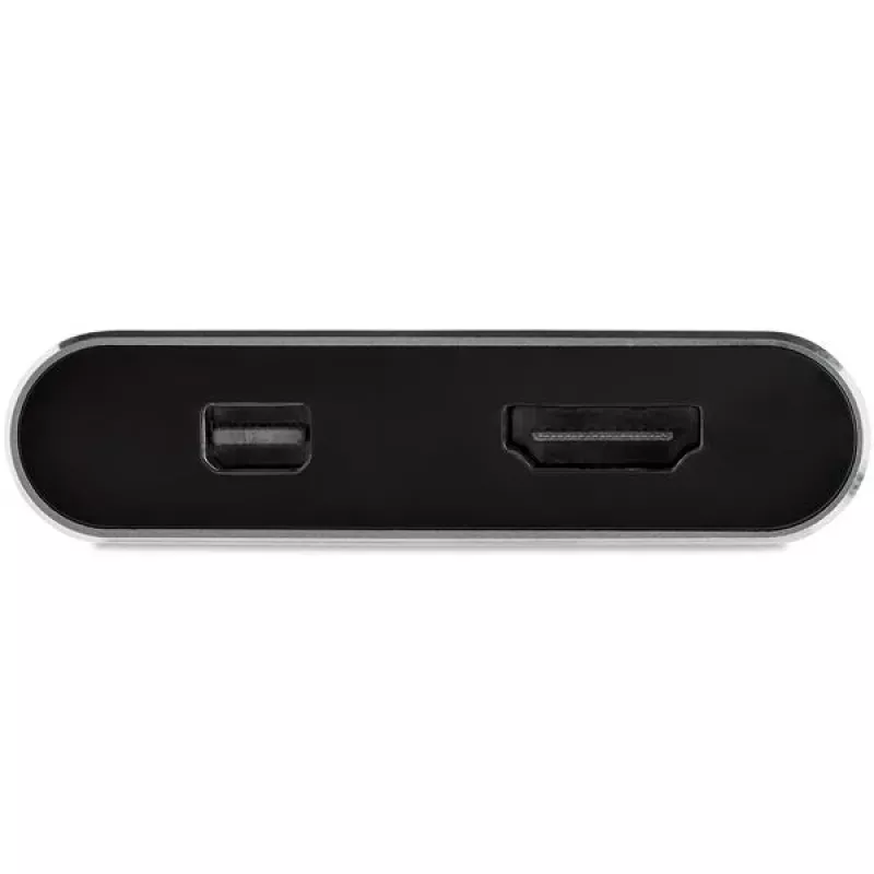 StarTech.com USB C daudzportu video adapteris - 4K 60Hz USB-C uz HDMI 2.0 vai Mini DisplayPort 1.2 monitora adapteris - USB Type-C 2-in-1 displeja pārveidotājs HDMI/MDP HBR2 HDR - TB3 saderīgs