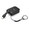 StarTech.com Compact USB C to HDMI adapteris - 4K 30Hz USB Type-C uz HDMI video displeja pārveidotājs ar atslēgu piekariņa gredzenu - USB-C DP Alt Mode uz HDMI monitora sargspraudnis - Thunderbolt 3 saderīgs