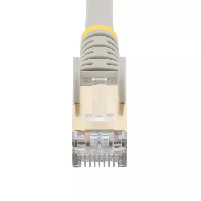 StarTech.com 1,5m CAT6a Ethernet kabelis - 10 Gigabit ekranēts, ar aizsargātu RJ45, 100W PoE plākstera vads - 10GbE STP tīkla kabelis ar spriedzes atslogošanu - pelēks, individuāli testēts/vadi ir UL sertificēti/TIA