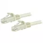StarTech.com 7,5 m CAT6 Ethernet kabelis - balts CAT 6 Gigabit Ethernet vads - 250 MHz 100 W PoE RJ45 UTP tīkla/pārlādes vads bez aizķeršanās ar stiepes atslogošanu, individuāli testēts
